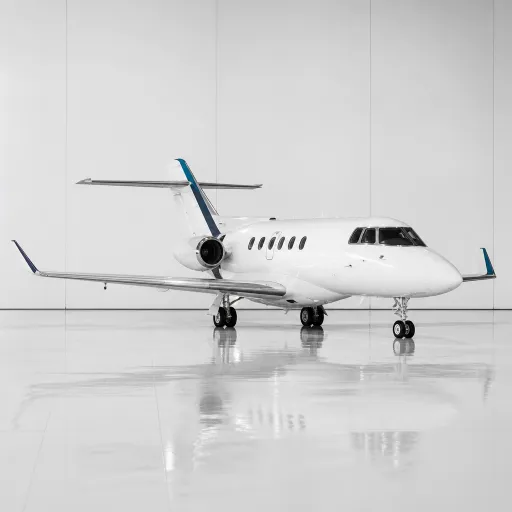 Hawker 750 as a historic mid size business jet icon